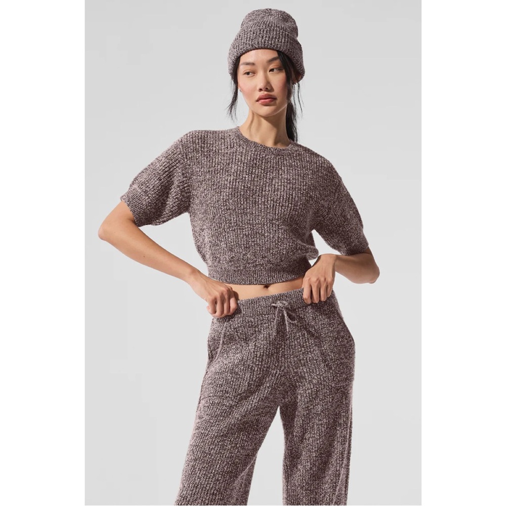 NWT Alo Marl Sweater Joggers #1 of 2 set - Picture 2 of 10